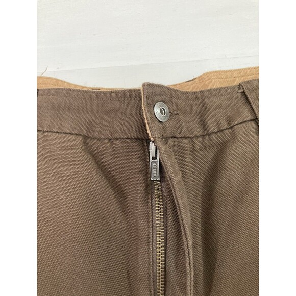 Duluth Trading Co Fire Hose Pants Men’s 42x28 Brown Cargo Relaxed Workwear - Picture 6 of 13